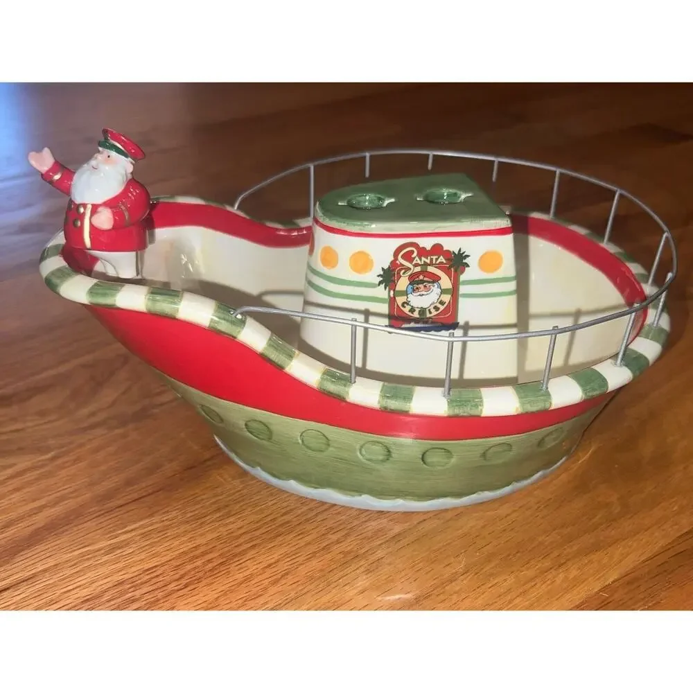 Department 56-St. Nick's Getaways-Cruise Ship Spreader Set, (9.5